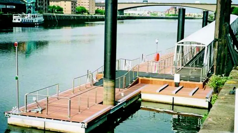 Intermarine designed, delivered and constructed Broomielaw Landing in the heart of Glasgow in only five months.