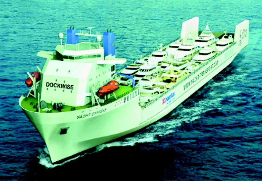 Dockwise Shipping BVs yacht carrier will be equipped with a Wartsila diesel electric power plant, Lips pull thrusters, Lips transverse thruster and Sternguard seals.