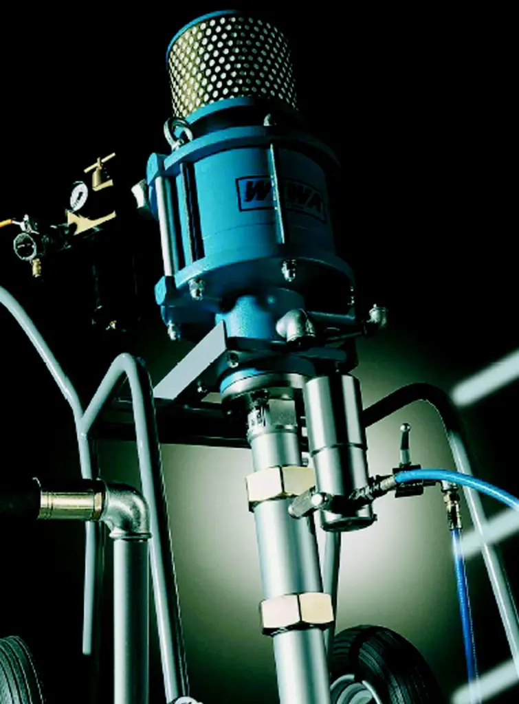 The Wiwa Magnum high performance airless spray pump will be on display at Seawork 2005.