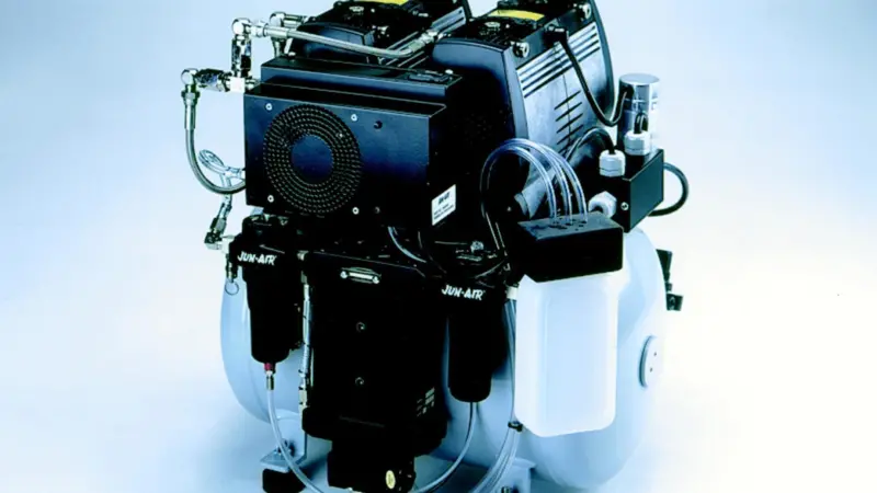 A typical Jun-Air oil free compressor.