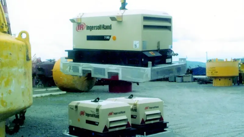 Trinity House has purchased four skid-mounted portable compressors for maintenance work on some 600 aids to navigation.
