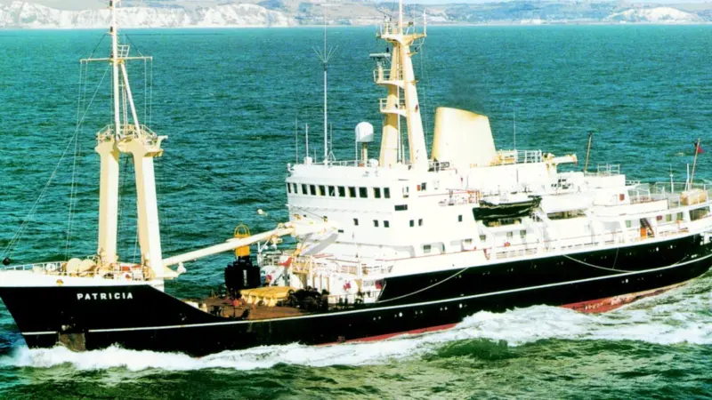 THV Patricia maintained an ancient tradition of escorting the sovereign at sea.