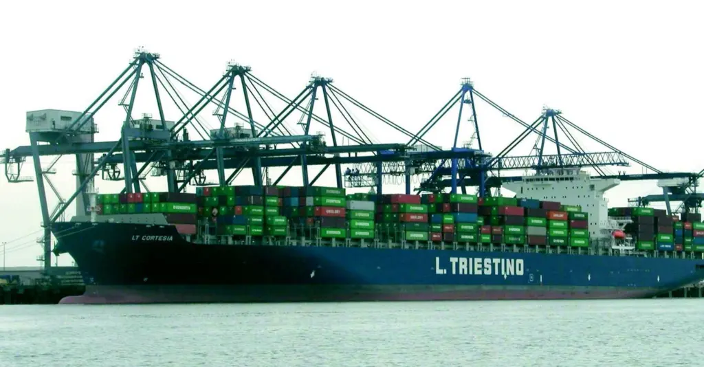 Thamesport welcomes its largest ever vessel LT Cortesia.