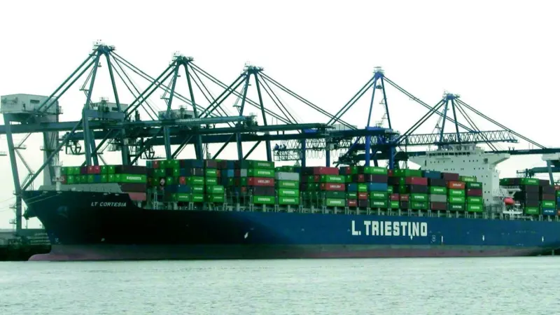 Thamesport welcomes its largest ever vessel LT Cortesia.