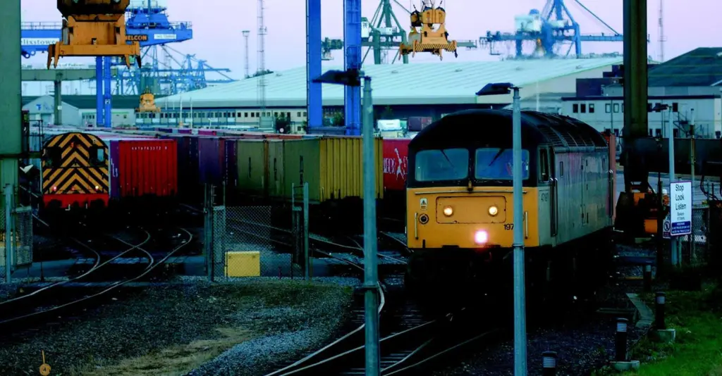 European ports face pressure to switch freight from road to rail and other alternative transport modes. Photo courtesy of Port of Felixstowe.