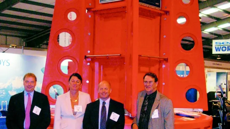 The new Eason Marine EM3000 navigation buoy made a big impression at Seawork 2005.