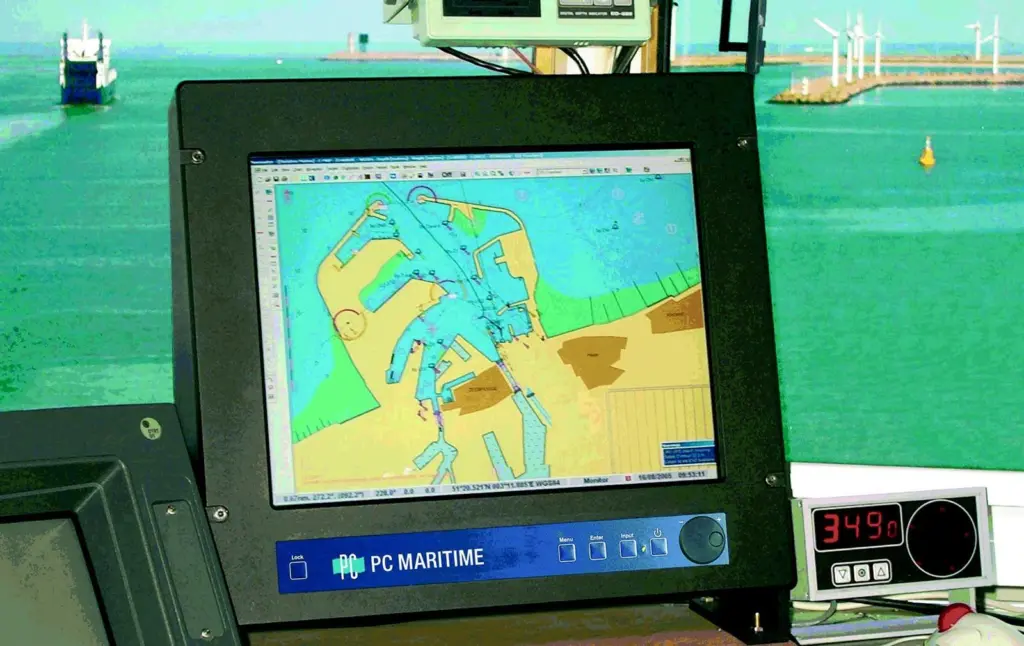 The Navmaster ECDIS, seen here on board Cobelfret ferry MV Celandine, has gained type approval from DNV.