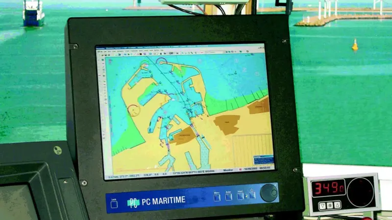 The Navmaster ECDIS, seen here on board Cobelfret ferry MV Celandine, has gained type approval from DNV.