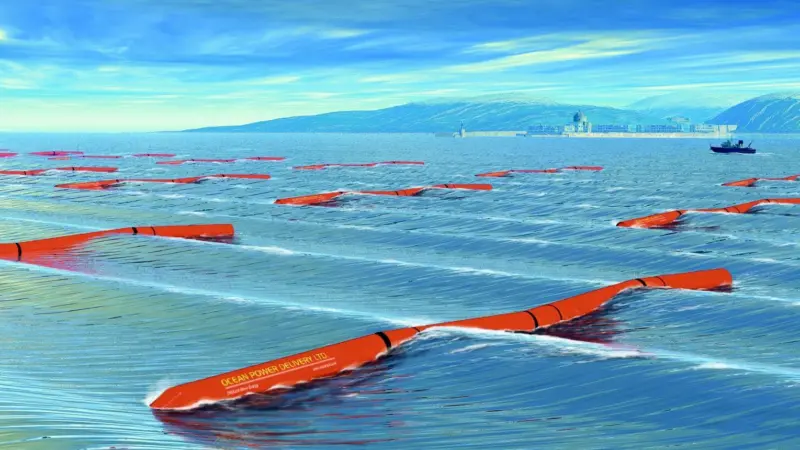 Scottish company Ocean Power Delivery is building the worlds first commercial wave farm off the northern coast of Portugal.