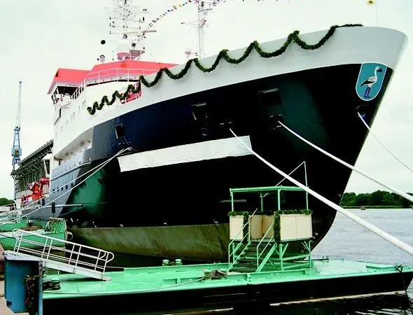 The Maria S Merian will be handed over to the Baltic Research Institute Warnemunde this month.