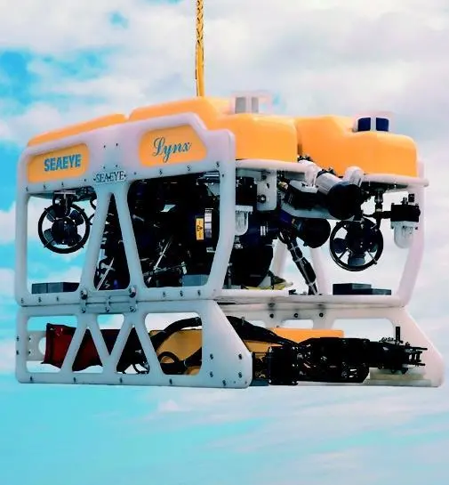 Seaeye Lynx with manipulator skid.