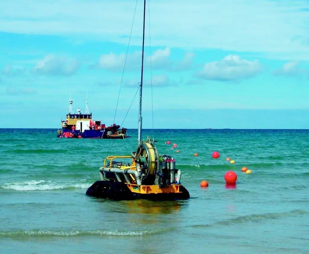 Mojo working off the Devon Coast.