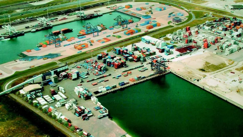 The future Rotterdam Container Terminal.