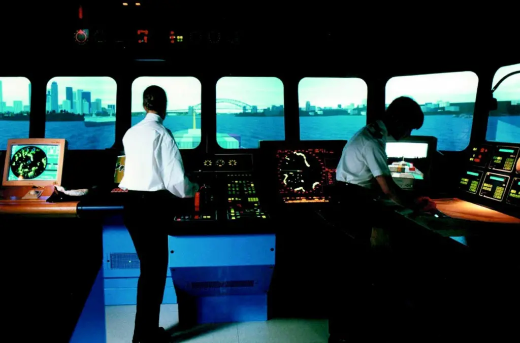 The operations room at Harwich Port.