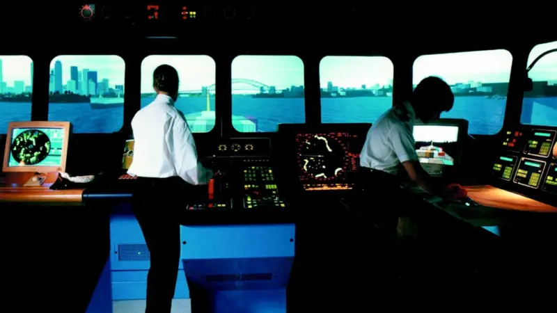 The operations room at Harwich Port.