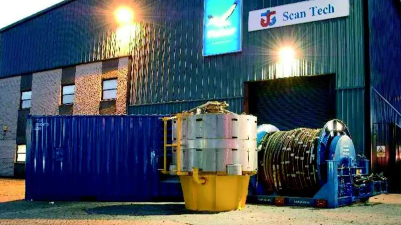 The worlds largest mass flow excavator leaves the Scan Tech factory.