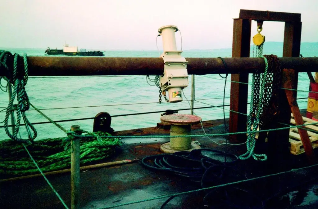 The first of the new and improved density gauges has been mounted on a dredger working in harsh conditions in the Bay of Biscay.
