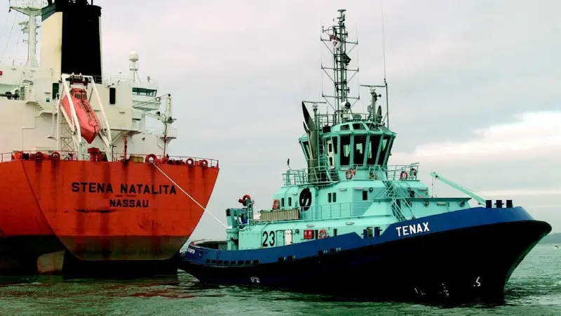 The new escort tug Tenax is now operating at Fawley.