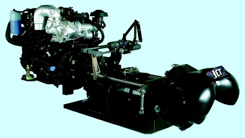 The first of Cummins Mercruiser Diesels engine and jet drive packages is rated at 120hp.