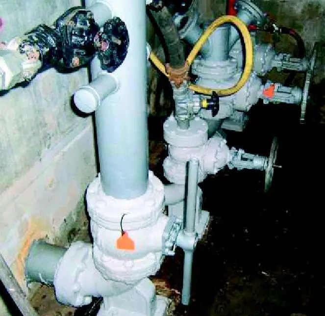 A completed chamber at Dubai Dry Docks. The tags enable Enviropeel to maintain a complete database of all applications, with full data linked to each tag.