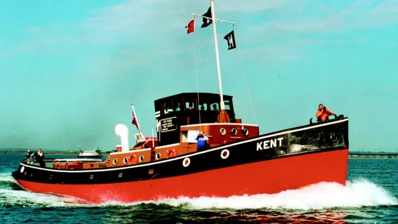 The veteran tug Kent will participate in the ITS 2006 Tug Parade, sponsored by J P Knight Ltd and Maritime Journal.