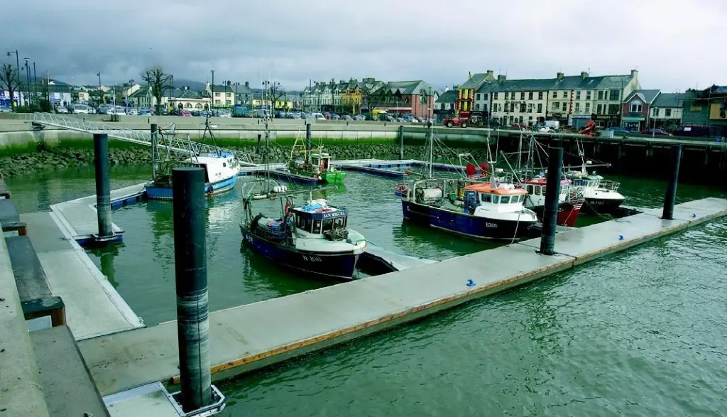 The new mussel harbour and berth development at Warrenpoint has lowered the bed of the town dock to accommodate a new generation of large mussel trawlers.