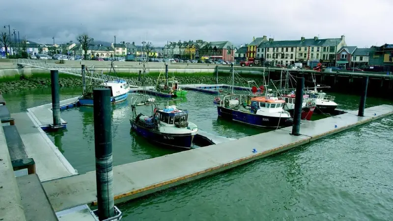 The new mussel harbour and berth development at Warrenpoint has lowered the bed of the town dock to accommodate a new generation of large mussel trawlers.