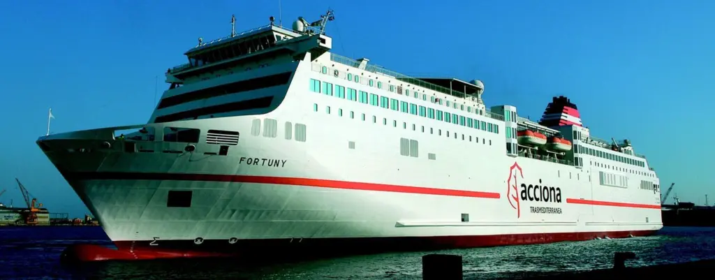 MV Fortuny begins sailing between the ports of Bilbao and Portsmouth this month.