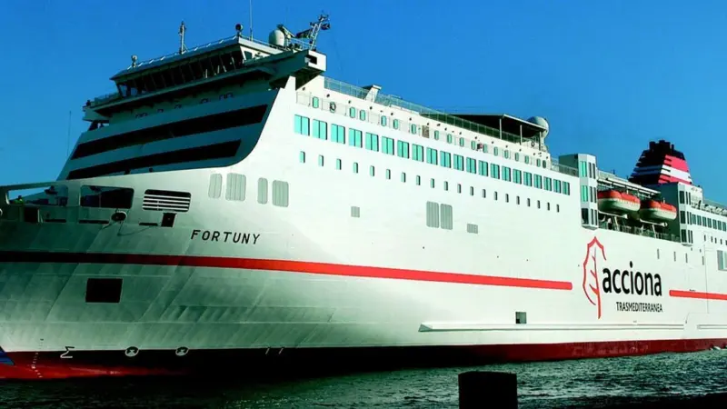 MV Fortuny begins sailing between the ports of Bilbao and Portsmouth this month.