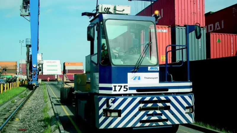 Thamesport has received 13 new terminal tractors supplied by Belgiums MOL Group.