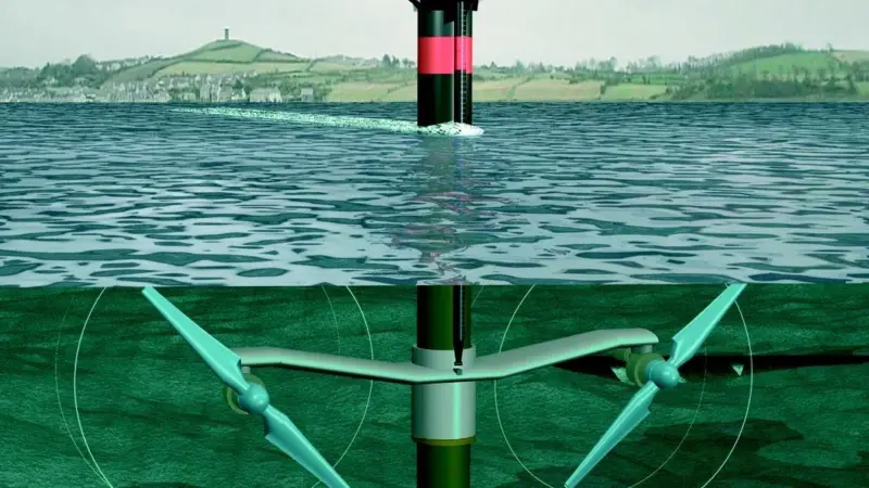 A commercial prototype of the SeaGen tidal energy turbine will be connected to the local grid in September.