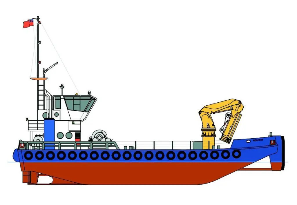 The new GSS workboat will join a fleet which includes the Laura M.