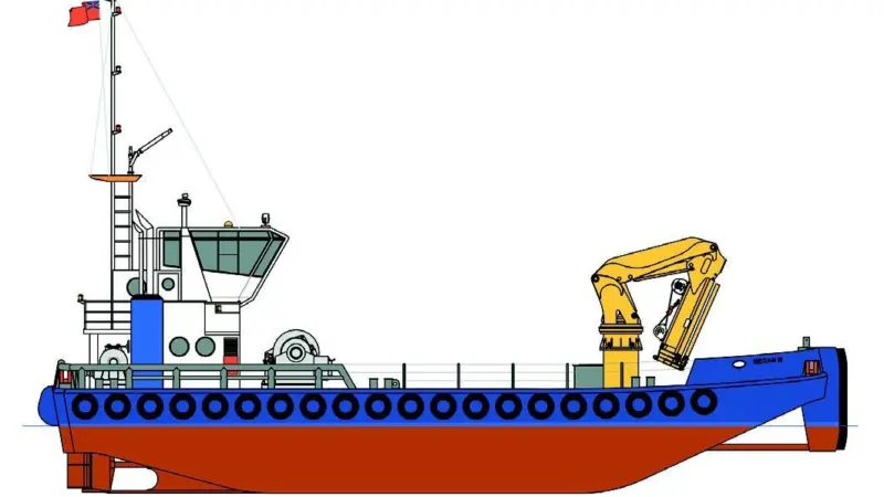 The new GSS workboat will join a fleet which includes the Laura M.