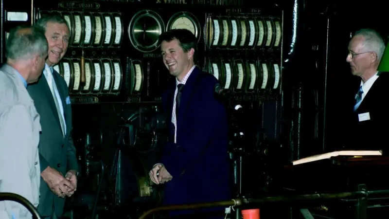 Crown Prince Frederik enjoys opening DieselHouse in Copenhagen last month.