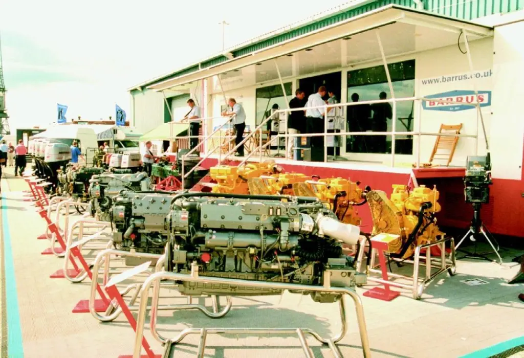 EPBarrus remarkable marine engine display will again feature on the Seawork quayside.