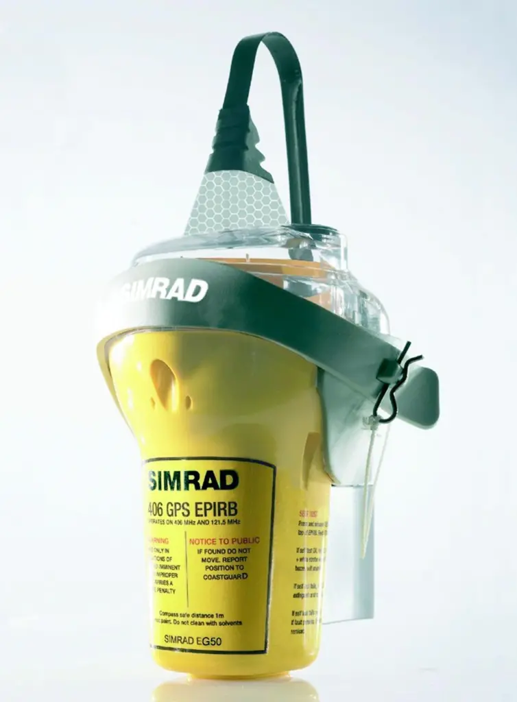 Simrads new EG50 EPIRB will be on show at Seawork 2006.