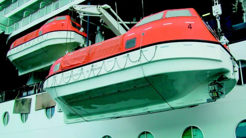 Under SOLAS amendments which came into force this month, annual tests and service for lifeboats and davits must be done by trained personnel.