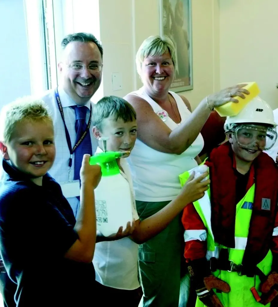 Childrens safety is enhanced by learning not to play in the working environment of commercial ports.
