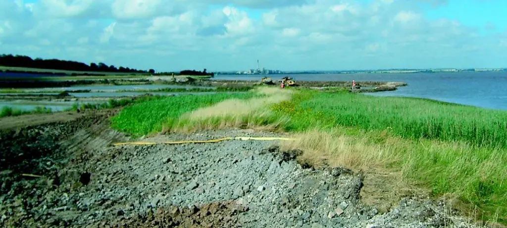 ABP is creating mudflats, saltmarsh and grasslands here at Chowderness and elsewhere on the Humber Estuary to offset habitat loss at the Immingham port development.
