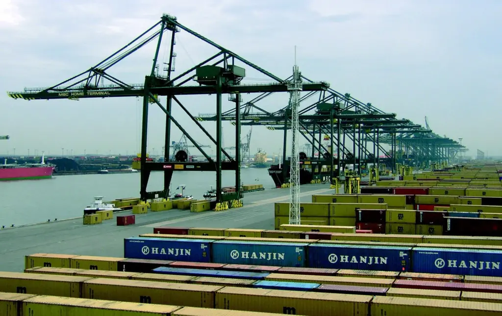 MSC Home Terminal in Antwerp has ordered a further two Kalmar super post-Panamax ship to shore cranes.