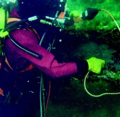 Inspection by engineer-divers could form part of any marine structure maintenance programme.