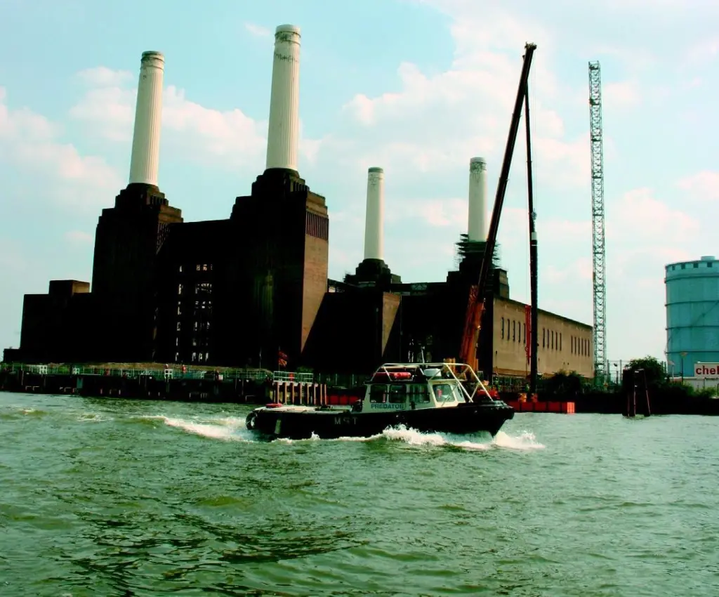 The refurbished wharf will be used to remove spoil from the redevelopment of Battersea Power Station.