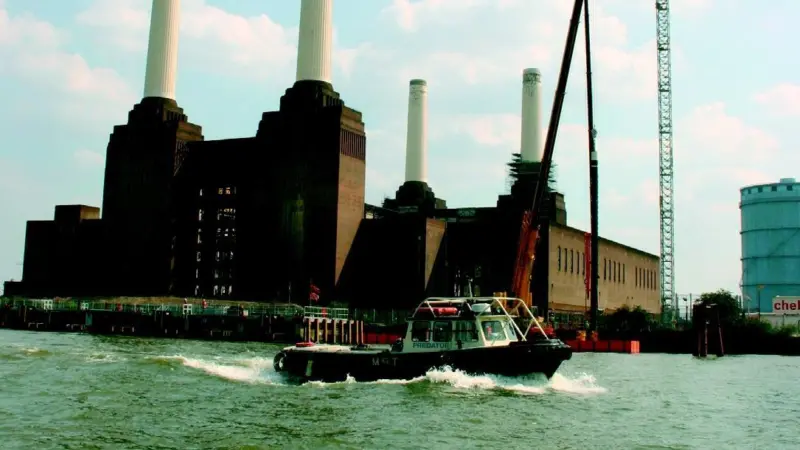 The refurbished wharf will be used to remove spoil from the redevelopment of Battersea Power Station.