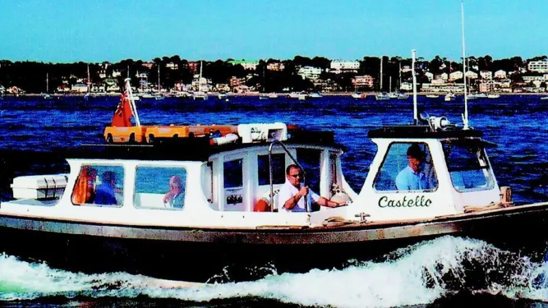 Castello, a 9.14m passenger ferry, has been repowered with a Perkins Sabre 92hp marine diesel.