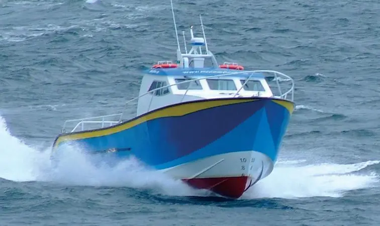 The vessel remained composed and comfortable whilst maintaining 22 knots in a force 5.