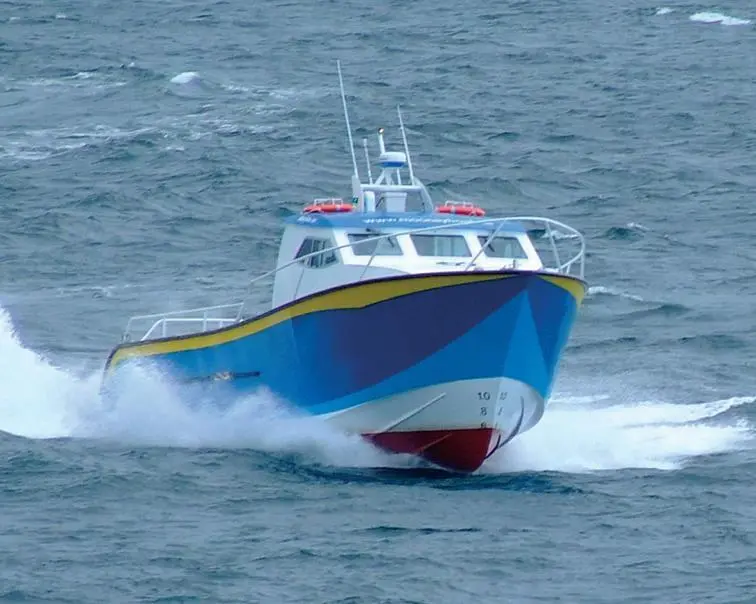 The vessel remained composed and comfortable whilst maintaining 22 knots in a force 5.