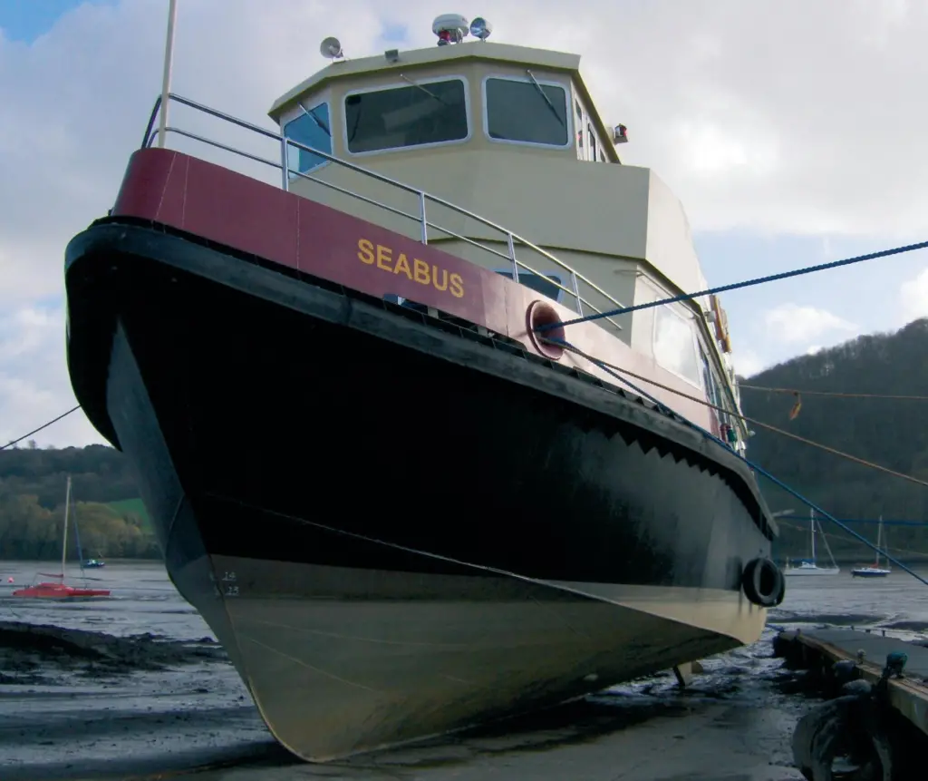 The hull form of 'Seabus' has been optimised for passenger comfort in rough weather.