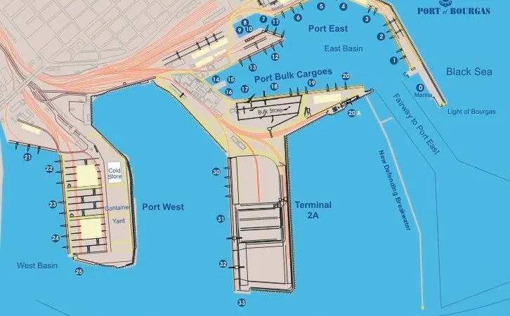 Dredging International will broaden and deepen the 12km long fairway serving Bourgas to a depth of minus 15.78m (currently 11m)