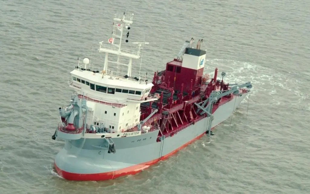 Dredging International will use the dredger Pallieter for the Al Marjan project