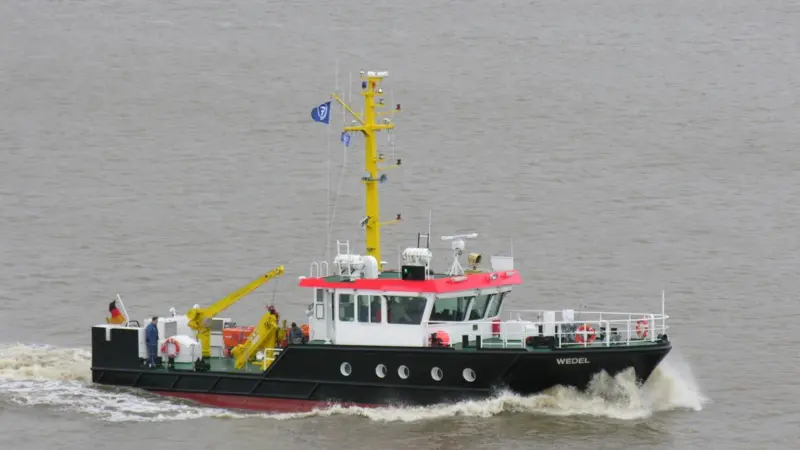 'Wedel', seen here during trials, is now in service.